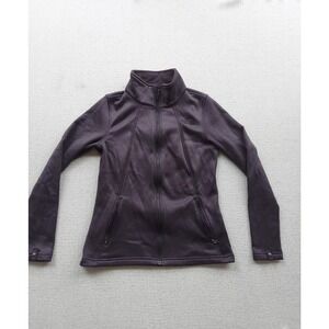 The North Face Fleece Jacket Womens Small Purple Agave Full Zip Active Sporty